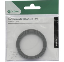 Profielafdichting voor afvoerventiel 1 1/4 inch, 50 x 65 x 5 millimeter in verpakking