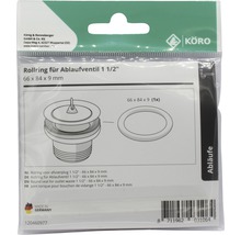 KÖRO Rondsnoerring voor afvoerklep 66x84x9 mm 1 1/2", 1 stuk