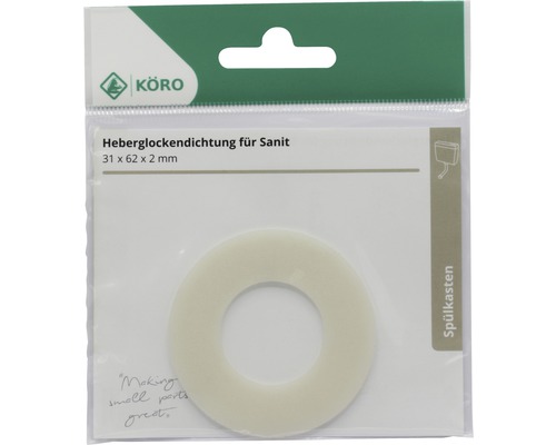 KÖRO Heberglockendichting voor Sanit, 31 x 62 x 2 mm