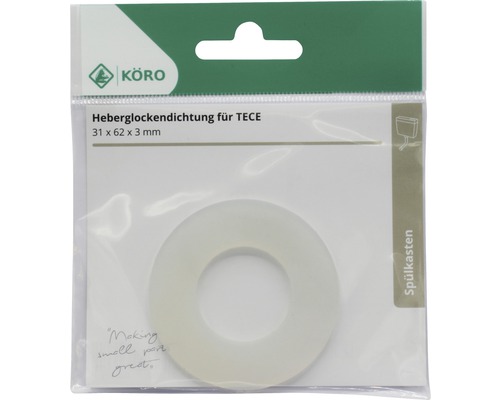 KÖRO Heberglockendichting voor TECE 31 x 62 x 3 millimeter in verpakking