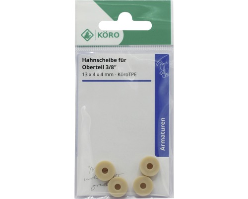 Köro kraanschijven voor bovendeel 3/8 inch, 13x4x4 millimeter