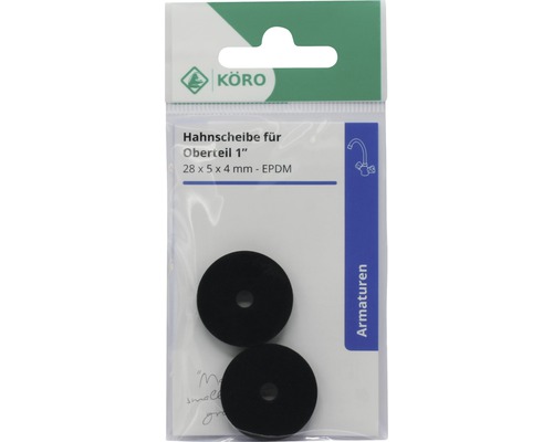 Hahnschijf voor bovenstuk 1 inch, 28 x 5 x 4 millimeter van EPDM