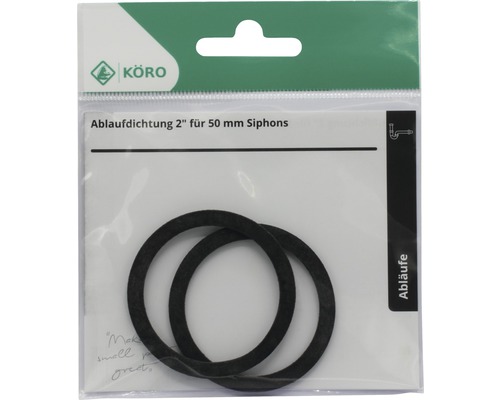Afvoerdichting 2 inch voor sifons van 50 millimeter in een set