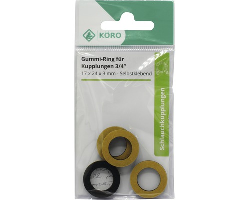 Rubberen ringen 3/4 inch, zelfklevend, in verpakking