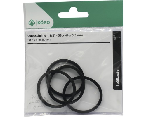 KÖRO knelringen 1 1/2 inch - 38 x 44 x 3,5 mm voor 40 mm sifon in verpakking