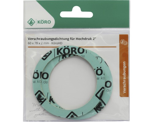 Afdichting voor hogedruk schroefverbinding 2 inch