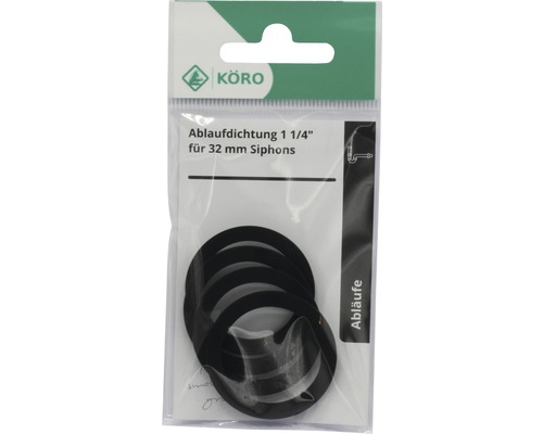 Afvoerdichting 1 1/4 inch voor sifons van 32 millimeter in verpakking