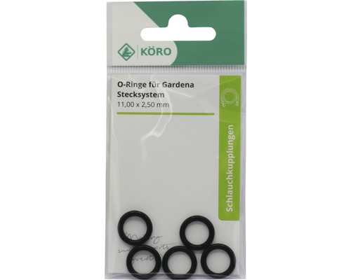 O-ringen voor het Gardena-connectorsysteem, 11,00 x 2,50 mm