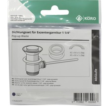 Dichtingsset voor excentergarnituur 1 1/4 inch, pop-up afvoer