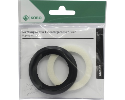 Dichtingsset voor excentrische fitting 1 1/4 inch in verpakking