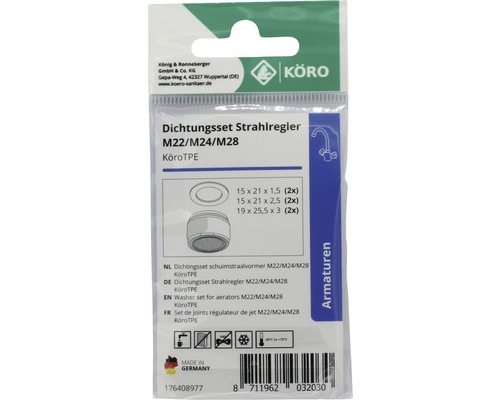 Dichtingsset schuimstraalvormer M22/M24/M28