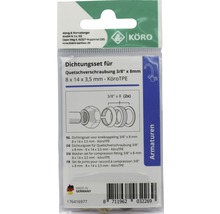 Dichtingsset voor knelkoppeling 3/8 inch x 8 millimeter