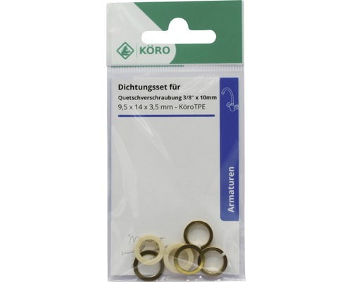 Dichtingsset voor knelkoppeling 3/8 inch x 10 millimeter