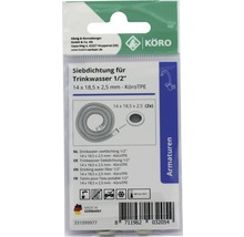 Zeefdichting voor drinkwater 1/2 inch, 14 x 18,5 x 2,5 millimeter