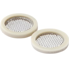 Twee filterschijven met een diameter van 1/2 inch