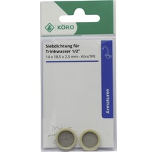 Zeefafdichting voor drinkwater 1/2 inch, 14 x 18,5 x 2,5 mm