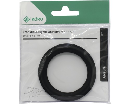 Profielafdichting voor afvoerventiel 1 1/2 inch in verpakking