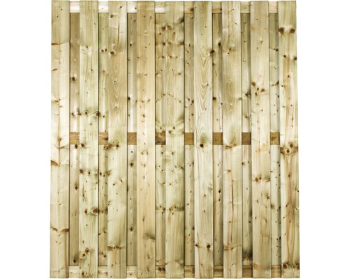 Houten schermelement met verticale planken