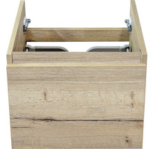 SANOX Wastafelonderkast Frozen 40x40 cm natuur eiken