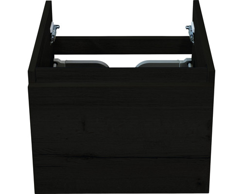 SANOX Wastafelonderkast Frozen 40x40 cm black oak