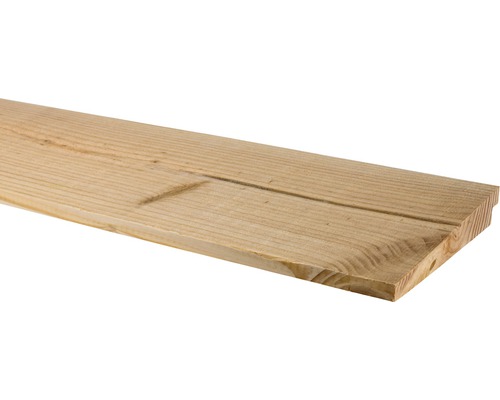 Zweeds rabatdeel douglas 1,2/2,7x19x300 cm Houten plank van vuren met facet