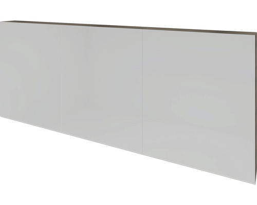 SANOX spiegelkast 3-deurs 160x12x65 cm espresso