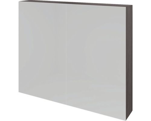 SANOX spiegelkast 2-deurs K-Line 80x13x70 cm beton antraciet
