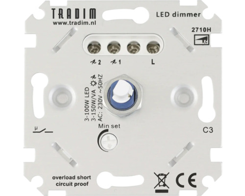 TRADIM LED Muurdimmer 2710H 150W (R,C)