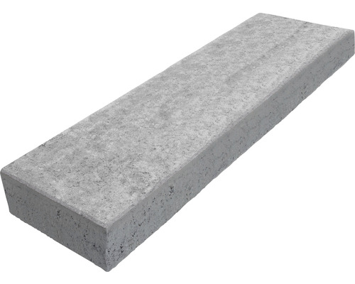 DIEPHAUS Traptrede beton grijs, 125x35x15 cm