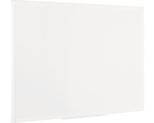 Wit whiteboard voor notities en presentaties.
