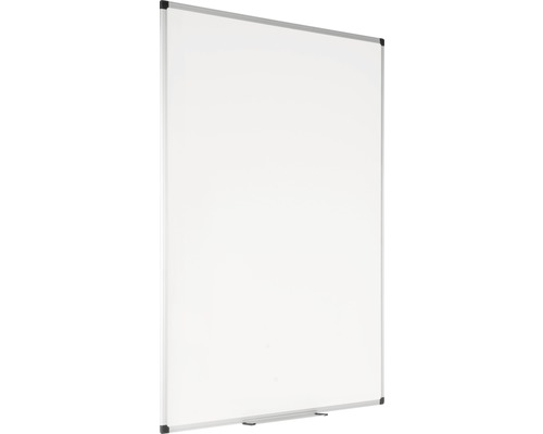 Wit whiteboard met zilverkleurig frame