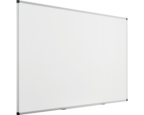 Wit whiteboard met zilverkleurig frame voor gebruik op kantoor