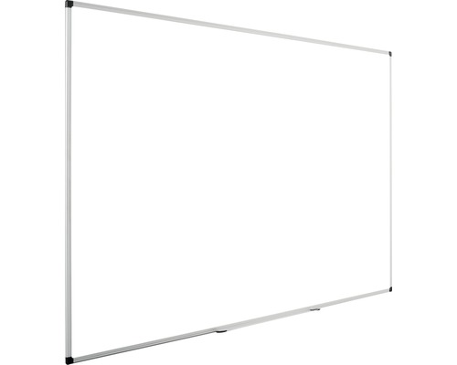 Wit whiteboard met zilverkleurige lijst