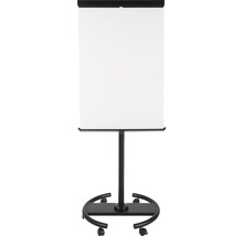 BI-OFFICE Mobiele flipover zwart 100x70 cm