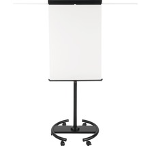 BI-OFFICE Mobiele flipover zwart 100x70 cm