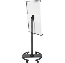 BI-OFFICE Mobiele flipover zwart 100x70 cm