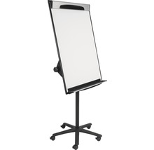 BI-OFFICE Mobiele flipover zwart 116x81 cm