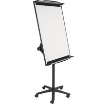 BI-OFFICE Mobiele flipover zwart 116x81 cm