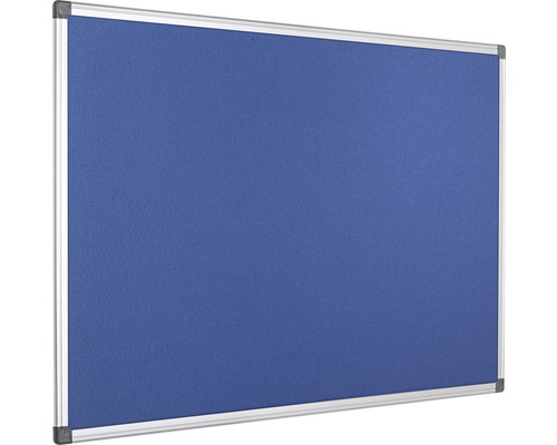 Prikbord met stoffen bekleding en aluminium frame