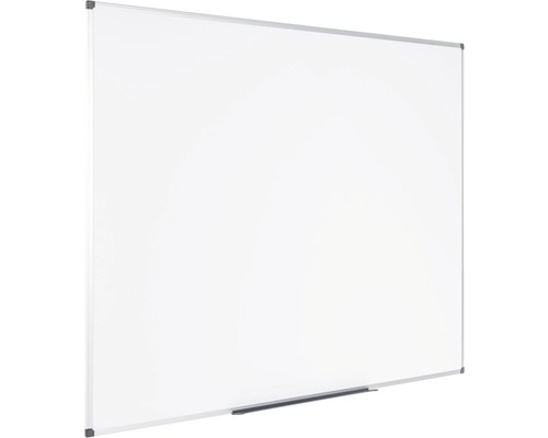 Wit whiteboard met zilverkleurige lijst