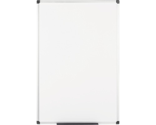 Wit whiteboard met frame en opbergvak