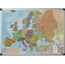 Europese kaart met lijst