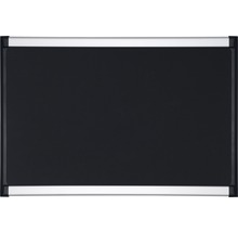 Zwart whiteboard met zilverkleurig frame