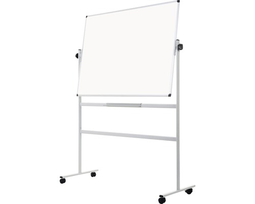 Mobiel whiteboard met wielen en opbergvak