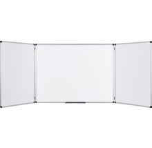 Driedelig, draagbaar whiteboard voor presentaties