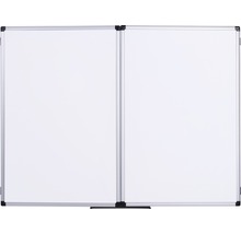 Dubbel whiteboard met frame