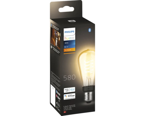 PHILIPS Hue White LED filament lamp E27/7,2W ST64 PHILIPS Hue White LED filament lamp E27/7,2W ST64