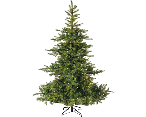 EVERLANDS Kunstkerstboom Grandis fir LED verlichting Ø 150 H 210 cm