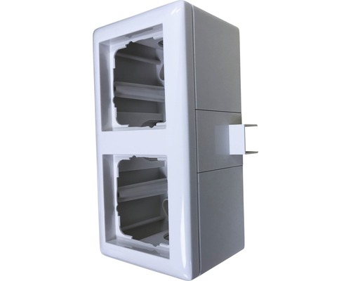 Dubbele inbouwdoos voor installatie van apparaten