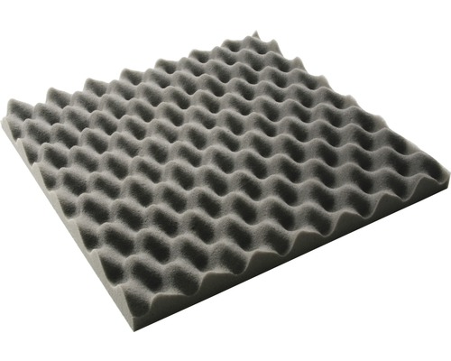 Schuimvulling Akupur 40x40x3 cm Akoestisch schuimplaat met golfprofiel voor geluidsabsorptie